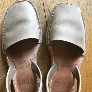 Pons leather sandals